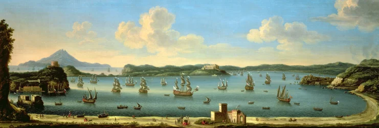 Le golfe de Pozzuoli avec Ischia au loin, 1740